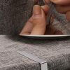 XHNFCU 14 Pack Stainless Steel Tablecloth Clips Silver Table Cover Clamps, Table Cloth Holders, for Parties, Dining, Party, Camping, Outside