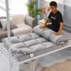 UE-MAOLU Mattresses Thicken Futon Mattresses, Floor Mattress Soft Folding Portable Mattress, Single Double Japanese Futons, Japanese Tatami Roll