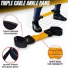 DINGZZ Fitness Band Pull Rope Strength Fitness Band Training Resistance Band Boxing Pull Fitness Equipment Stretching Band