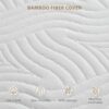 Degrees of Comfort 5cm Memory Foam Mattress Topper Double Bed Soft Bamboo Cover for Back Pain, Mattress Topper with Anti-Slip Removable & Washabl