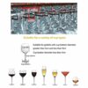 Ceiling Wine Rack Simple Style Multi-Function Living Room Creative Display Home Goblet Wine Rack -Restaurant Kitchen Bar Decoration Frame Adjusta