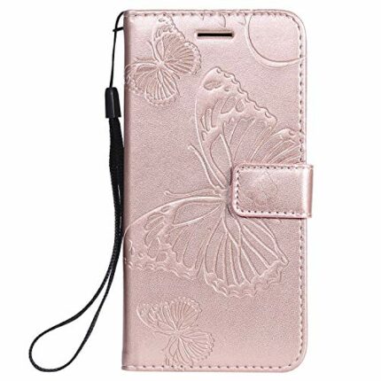 Thoankj Samsung Galaxy A54 5G Case Shockproof PU Leather Flip Phone Cover Butterfly with Stand Magnetic Card Holder Slot Folio Soft TPU Bumper Pr