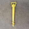 WINOMO Adjustable Beach Umbrella Ground Anchor Umbrella Spike Umbrella Stand Holder for Garden Sun Beach Fishing Pole Patio (Yellow)
