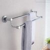 Bathroom Free Punching Long Towel Rack,Stainless Steel Double Towel Bar,Bathroom Towel Hanging Rod Wall Mount Towel Bar 30Cm/D