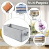 UENTIP CD Storage Box - Pack of 2 CD Case Storage- 13.2" x 5.9" x 5.3", Container holds 30 CDs in full jewel cases, 60 CDs in slim cases, and 165