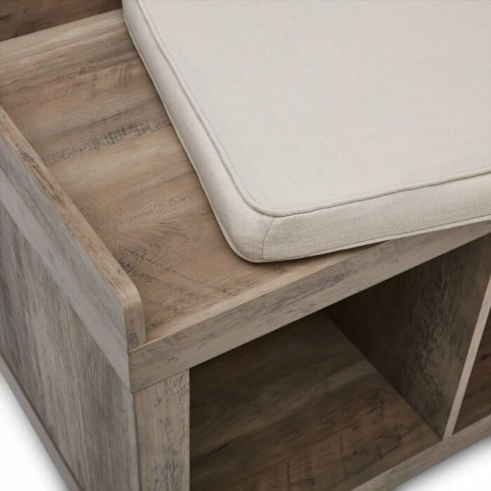 SDFGH 4-Cube Storage Bench Can Sit Shoe Rack Sitting To Change Shoes Convenient and Quick Storage Cabinet