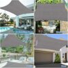 WAIZHIUA 2mx3m Sun Shade Sail Waterproof Sails Canopy 98% UV Block Outdoor Garden Sun Sail Sunscreen Awning Canopy with Fixing Kit for Patio Gard