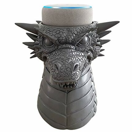 Dekodots Smart Speaker Table Stand (Dragon) - Decorative Holder for Amazon Echo Dot or Google Home Mini - Portable Design, No Sound or Microphone