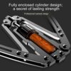 Depmog Double Spring Power Twister Exercise Bar Adjustable Resistance For Upper Body Arm Strength Weight Training At Home Fitness Adjustable Resi