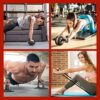 EnterSports Ab Rollers Wheel Kit, Exercise Wheel Core Strength Training Abdominal Roller Set with Push Up Bars, Resistance Bands, Knee Mat Home G