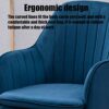 dining chair Kitchen Dining Room Furniture Chairs Kitchen Dining Chairs Living Room Armchair With Metal Legs Velvet Seat And Backrests For Living
