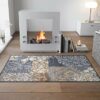 wash + dry Door Mat, Polyester, Grey, 75 x 120 cm