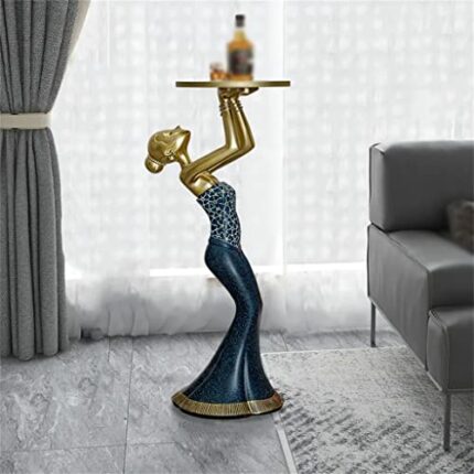 ASUVUD Art Coffee Table Large Floor-to-ceiling Ornaments Tray Living Room Porch TV Cabinet Furniture Home Decorations