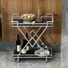 ZCMEB European Style Iron Dining Car Hotel Dessert Cart Food Delivery Dishes Collection Cart Kitchen Food Delivery Cart (Color : D, Size : 70 * 3