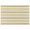 Blue Striped Outdoor Rug, 3'x5' Cotton Hand-Woven Reversible Area Rug Fall Front Porch Rug Washable Front Door Mat Welcome Layered Halloween Door