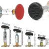 Tiardey 4 Pcs Bed Frame Anti-Shake Tool Bedside Stoppers Adjustable Threaded Fixer Rotatable Swing head for Home Bed Furniture Cabinets Wall Supp