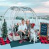 Alvantor Bubble Tent Pop Up Gazebo, 4-6 Person Igloo Dome Garden Patio Canopy Shelter, Large Premium Oversize Instant Greenhouse Weather Pod for