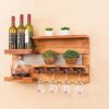 wine racks metal Wine Rack/Hanging Red Wine Cup Holder/Hanging Upside Down Glass Holder/Creative Home Bar/Wine Rack Hanging Glass Holder