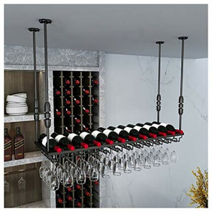 Ceiling Stylish Simplicity Wine Glass Holder Stylish Simplicity Industrial Vintage Iron Inverted High Glass Holder Kitchen Tableware Glass Bottle