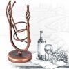 DLOETT Creative Metal Wine Rack Creative Swing Small Wine Rack Bar Stand Display Stand Bracket Decoration