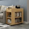 CZDYUF Square Simple Small Household Bedside Cabinet, Mobile Sofa Home Furniture Coffee Table