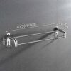 towel stand Double towel holder wall mounted towel bar no drilling 304 stainless steel strip hook self adhesive for bathroom-2 Bar 50cm