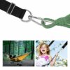 Vigorport Camping Hammock Tree Swing Straps (1.8m) x 2 Hanging kit 4 D-Ring,Extra Long Strap with 2 Heavy Duty Safety Lock Carabiner Hooks for Ki
