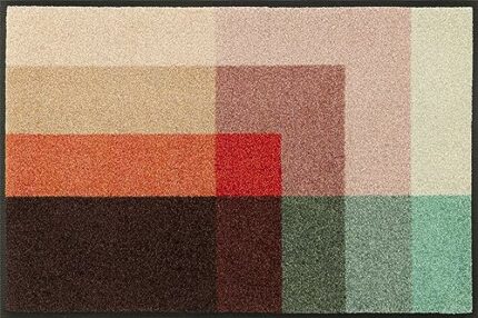 wash+dry Modulox Door Mat, 50 x 75 cm, Washable for Indoor and Outdoor Use