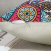 Velvhom Outdoor Waterproof Cushion Covers 50 x 50cm Modern Ethnic Pillowcase Mandala Floral 4 Pack Throw Pillow Cover Abstract Art Hippy Cushion