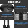 Black Toilet Flush Button Replacement, Upgrade Your Bathroom with Ancable's 38mm Stylish and Durable Black Toilet Flush Button