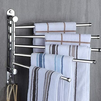Towel Rack Drill/No Drill Shelf Towel Rack Towel Rack Towel Rack Wall Mount Shelf for Kitchen and Bathroom Bathroom Accessories/Sier 7