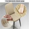 dining chair Kitchen Dining Room Furniture Chairs Dining Chairs Set Of 2 Kitchen Chairs with PU Cushion Seat Back Modern Mid Century Living Room