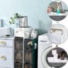 Bathroom Storage Cabinet Slim Toilet Paper Storage Cabinet Bathroom Floor Cabinet Freestanding Multipurpose Storage Cabinet With Drawer Freestand