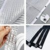 White Reflective Aluminet Shade Cloth Sunblock Shade Net UV Resistant, Garden Shade Mesh Tarp Top Shade Cloth Quality Panel Flowers Plants Patio