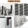 15/30/45L Commercial Ice Slush Machine, Cooling Beverage Making Machine, Cooling Slushie Juice Machine, CE/FCC/CCC/PSE (Silver 450W 15L)