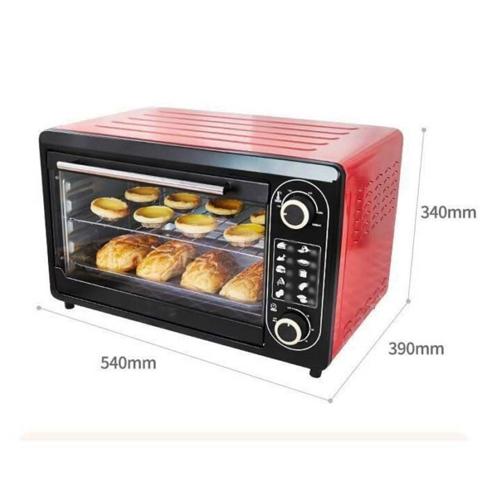 QUIM Countertop Toaster Oven,Multifunctional Electric Oven Household Bakery Toaster Pizza Kitchen Appliances Electric 220V Timing