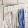 WENKO 4214062100 Clothes / door coat hook, set of 6, stainless steel, glossy