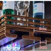 OUSIKA Wine Racks,Wine Lovers/Ceiling Wine Racks Hanging Wine Glass Rack Red Wine Cup Holder Goblet Rack Bottle Rack Glass Rack Stemware Racks Vi