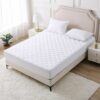 Ankwos Twin XL Size（39X80+15"） Waterproof Mattress Pad, Breathable Cooling Quilted Mattress Protector，Elastic Fitted Mattress Cover Up to 21" Dee