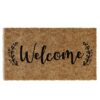 Barnyard Designs 'Welcome' Doormat, Indoor/Outdoor Non-Slip Rug, Front Door Welcome Mat for Outside Porch Entrance, Home Entryway Farmhouse Decor