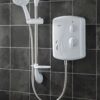 Triton Showers MOSV07SG Seville Universal Electric Shower, 7.5 KW,White/Chrome