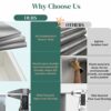 BLYLUND Shower Niche 12" x 24" Matte White Single Shelf Organizer NO Tile Needed, Stainless Steel Modern in Wall-Inserted Niche Recessed Shower S