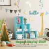 C&AHOME Cube Storage Organizer, 6-Cube Shelves Units, Closet Cabinet, DIY Plastic Modular Book Shelf, Ideal for Bedroom, Living Room, Office, 36.