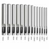 nuoshen 14pcs Leather Hole Punch Cutter,Round Hollow Punch Set for Watch Bands Belts Canvas Paper Plastics(1mm to 10mm)