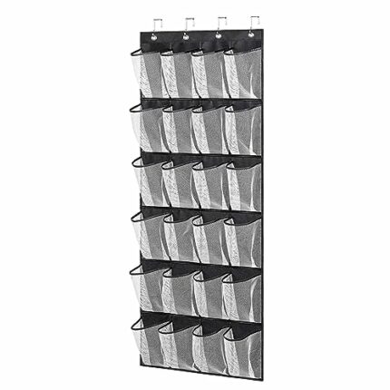 ramoni 1 Pcs 24 Mesh Over The Door Organiser, Pockets Storage hanger, Hanging Shoe Organiser, Hanging Organiser Over the Door, Gadget Storage for