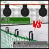 Vibbang 50 Pcs Shade Cloth Heavy Duty Lock Grip, Windproof Awning Clamp Grip, Garden Shade Cloth Clips, Shade Cloth Plastic Clips for Sun Shade N