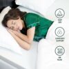 CHUN YI 3 inch Thick Double Memory Foam Mattress Topper With Anti-Slip Ventilated Hypoallergic Bamboo Cover, Soft Flexible Memory Foam Design For