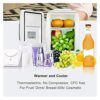 Car Fridge,Car Refrigerator Car Refrigerator/Small Freezer/Small Portable- Car Home 12V / 220V-LED Display, Low Noise, Hot And Cold Conversion, D