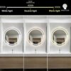 Wall Mounted Illuminated Led Bathroom Mirror with Demister, Dimming Function, and Touch Sensor Switch for Makeup Cosmetic Shaving, Led+antifog, 8