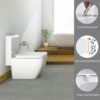 Toilet Seat Soft Close,Square Shaped Toilet Seats Soft Close White Quick Release RectangularToilet Seat Anti-Bacterial Easy Clean Top Fixing Stai